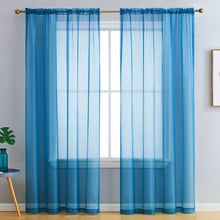 Luxton Sheer Rod Pocket Curtains (Set of 2)